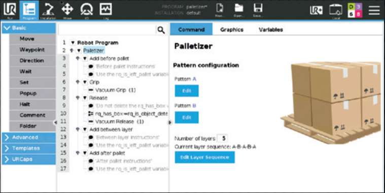 Imposta numero strati